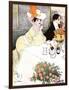 Sedate French Diners-Georges Meunier-Framed Art Print