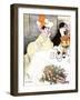 Sedate French Diners-Georges Meunier-Framed Art Print