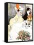 Sedate French Diners-Georges Meunier-Framed Stretched Canvas