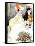 Sedate French Diners-Georges Meunier-Framed Stretched Canvas