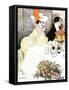 Sedate French Diners-Georges Meunier-Framed Stretched Canvas