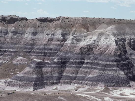 'Sedimentary Rocks, Clay, Colour Banded by Iron Oxides, Blue Mesa ...