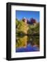 Sedona and the Red Rock Crossing with river reflecting the red rock-Darrell Gulin-Framed Photographic Print