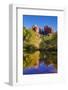 Sedona and the Red Rock Crossing with river reflecting the red rock-Darrell Gulin-Framed Photographic Print