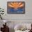 Sedona, Arizona - Arizona State Flag - Barnwood Painting-Lantern Press-Framed Art Print displayed on a wall