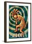 Sedona, Arizona - Kokopelli-Lantern Press-Framed Art Print