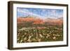 Sedona, Arizona - Mountain and Valley View-Lantern Press-Framed Art Print