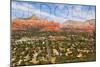 Sedona, Arizona - Mountain and Valley View-Lantern Press-Mounted Art Print