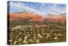 Sedona, Arizona - Mountain and Valley View-Lantern Press-Stretched Canvas