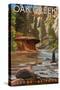 Sedona, Arizona - Oak Creek Canyon - River Rocks - Lantern Press Artwork-Lantern Press-Stretched Canvas