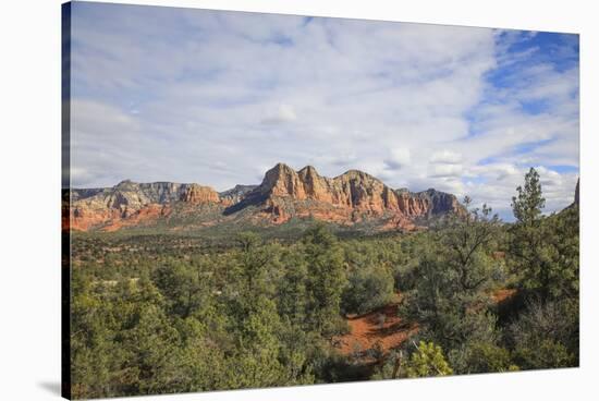 Sedona, Arizona, USA. Sedona red rocks formations-Jolly Sienda-Stretched Canvas