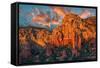 Sedona Canyon at Sunset-raphoto-Framed Stretched Canvas