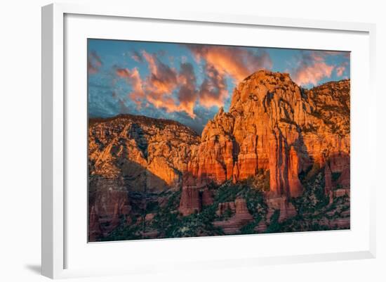 Sedona Canyon at Sunset-raphoto-Framed Photographic Print