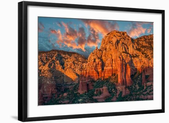 Sedona Canyon at Sunset-raphoto-Framed Photographic Print