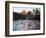 Sedona, Cathedral Rock Reflecting in Oak Creek at Red Rock Crossing-Christopher Talbot Frank-Framed Photographic Print