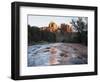 Sedona, Cathedral Rock Reflecting in Oak Creek at Red Rock Crossing-Christopher Talbot Frank-Framed Photographic Print