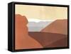 Sedona Colorblock I-Victoria Borges-Framed Stretched Canvas