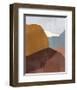 Sedona Colorblock III-Victoria Borges-Framed Art Print