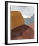 Sedona Colorblock III-Victoria Borges-Framed Art Print