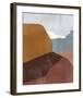 Sedona Colorblock III-Victoria Borges-Framed Art Print