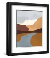 Sedona Colorblock IV-Victoria Borges-Framed Art Print