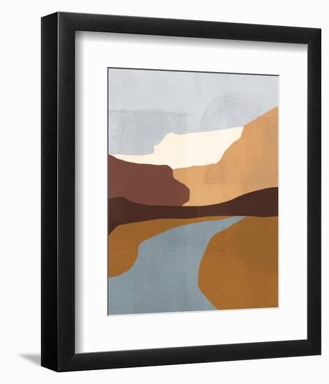 Sedona Colorblock IV-Victoria Borges-Framed Art Print