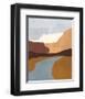 Sedona Colorblock IV-Victoria Borges-Framed Art Print