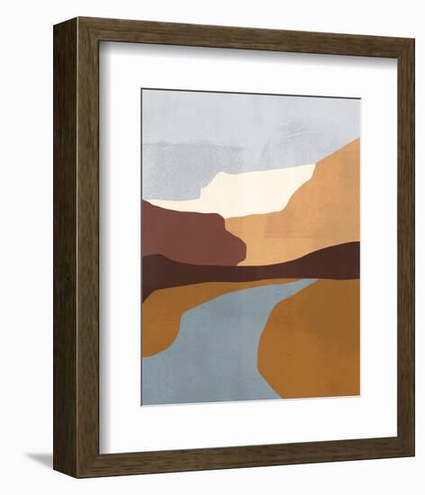 Sedona Colorblock IV-Victoria Borges-Framed Art Print