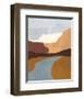 Sedona Colorblock IV-Victoria Borges-Framed Art Print