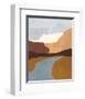 Sedona Colorblock IV-Victoria Borges-Framed Art Print