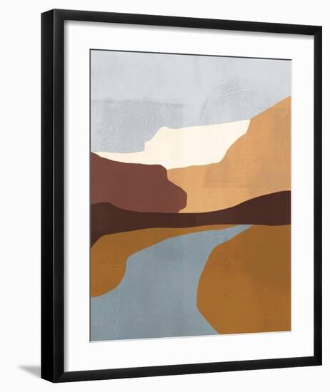 Sedona Colorblock IV-Victoria Borges-Framed Art Print