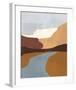 Sedona Colorblock IV-Victoria Borges-Framed Art Print