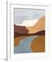 Sedona Colorblock IV-Victoria Borges-Framed Art Print