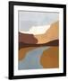 Sedona Colorblock IV-Victoria Borges-Framed Art Print