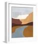 Sedona Colorblock IV-Victoria Borges-Framed Art Print