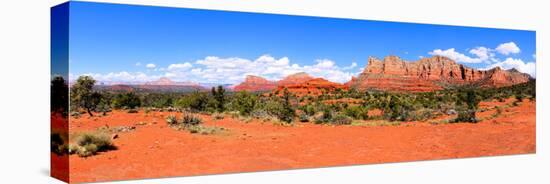 Sedona Landscape Panorama-Jeni Foto-Stretched Canvas