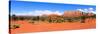 Sedona Landscape Panorama-Jeni Foto-Stretched Canvas