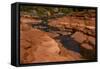 Sedona, Slide Rock State Park, Arizona, USA-Peter Hawkins-Framed Stretched Canvas