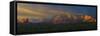 Sedona Sunset-George Johnson-Framed Stretched Canvas