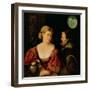 Seduction (Allegory of Youth and Age) circa 1515-Giovanni de Busi Cariani-Framed Giclee Print