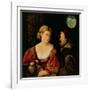 Seduction (Allegory of Youth and Age) circa 1515-Giovanni de Busi Cariani-Framed Giclee Print