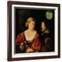 Seduction (Allegory of Youth and Age) circa 1515-Giovanni de Busi Cariani-Framed Giclee Print