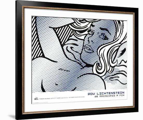 Seductive Girl-Roy Lichtenstein-Framed Art Print