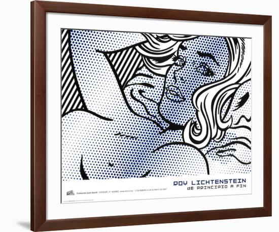 Seductive Girl-Roy Lichtenstein-Framed Art Print