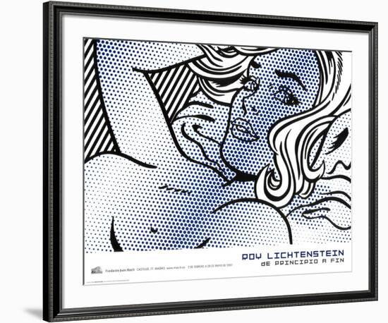 Seductive Girl-Roy Lichtenstein-Framed Art Print