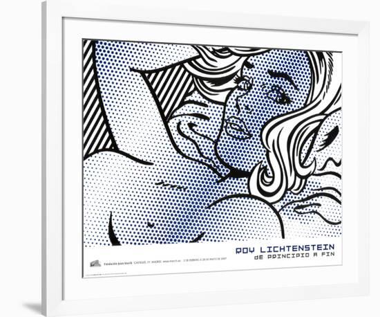 Seductive Girl-Roy Lichtenstein-Framed Art Print