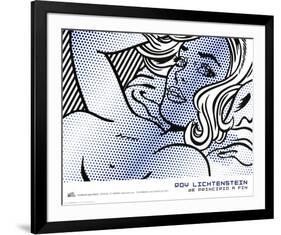 Seductive Girl-Roy Lichtenstein-Framed Art Print