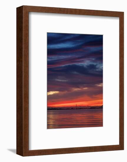 Seductive Sunset, San Francisco Bay Area, Golden Gate Bridge-Vincent James-Framed Photographic Print