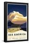 See America US Travel Bureau Welcome to Montana-null-Framed Poster