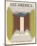 See America Visit the National Parks, ca. 1936-1940-Harry Herzog-Mounted Art Print